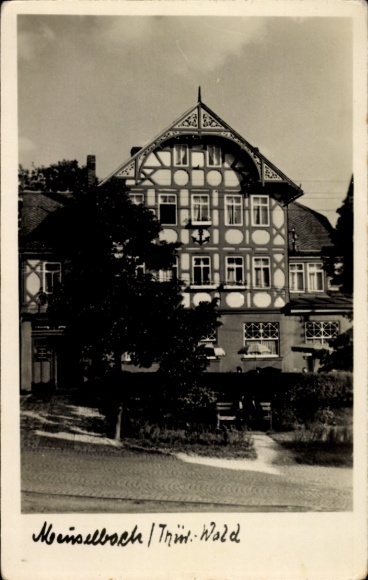 Ak Meuselbach in Thüringen, pension en pension Anker