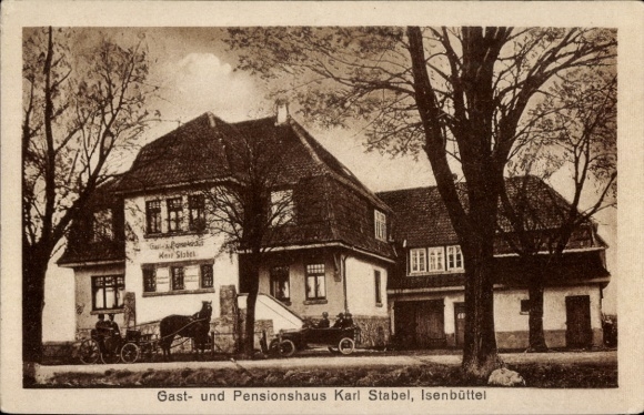 Postcard Isenbüttel Lower Saxony, Gasthaus Karl Stabel