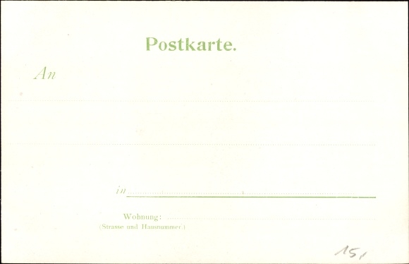 Postcard Duke Friedrich Leopold von Anhalt, General of the Infantry, The Great Century
