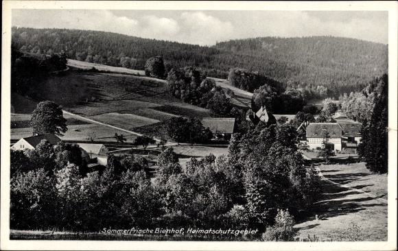 Ak Bienhof Bad Gottleuba Berggiesshübel, herstellingsoord, omgeving