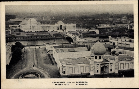 Postcard Antwerp Anvers Flandern, Panorama, Weltausstellung, World Exhibition 1930
