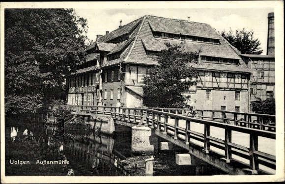 Postcard Uelzen in Lower Saxony, Aussenmühle