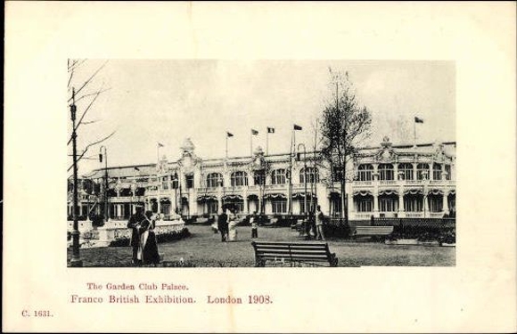 Set von 68 Ansichtskarten, London, Französisch - Britische Ausstellung 1908