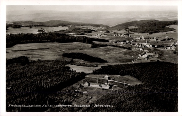 Ak Schönwald im Schwarzwald, Landschaftsaufnahme, Kindererholungsheim
