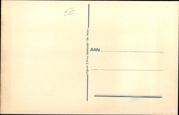 Postcard Dutch submarine, O 15