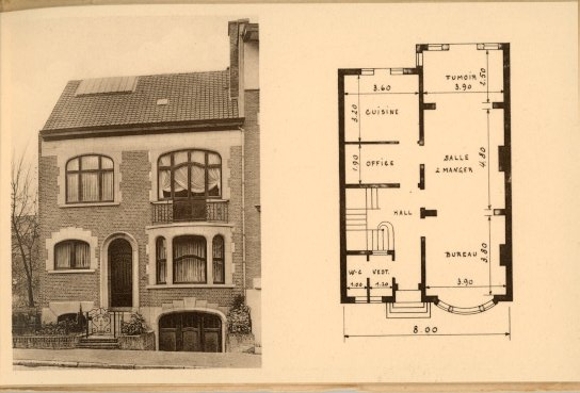 5 AK im Umschlag, L`architecte Jules Petit-BOIS