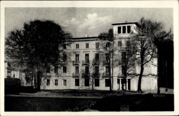 Postcard Seebad Heiligendamm Bad Doberan, recreation center for workers of the SVA Mecklenburg, guest house