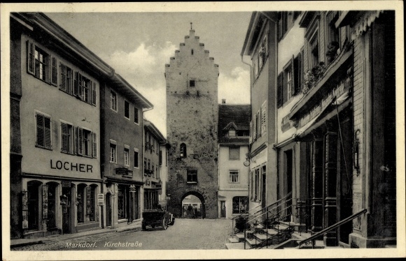 PC Markdorf Lake Constance Baden, Kirchstrasse, Locher shop