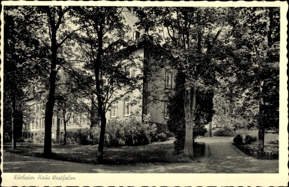 Ak Weilmünster im Taunus Hessen, Kurheim Haus Westfalen