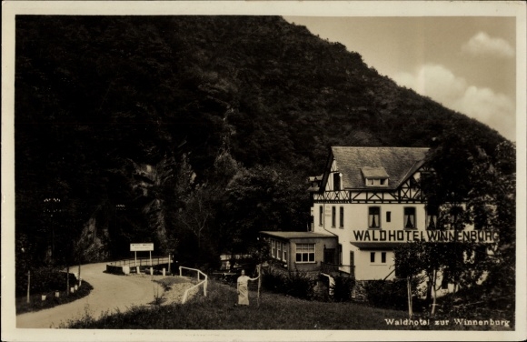 Ak Cochem an der Mosel, Waldrestaurant-Pension Zur Winnenburg