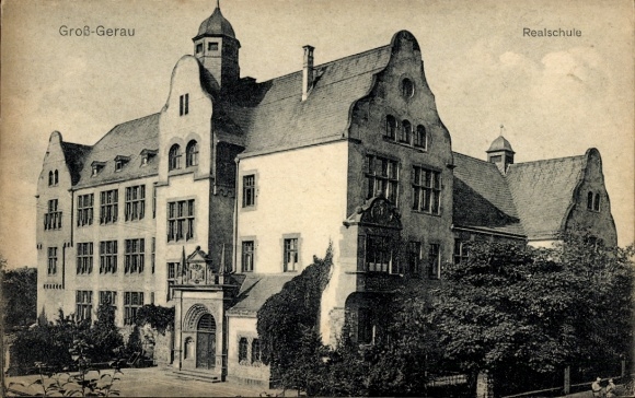 Ak Groß Gerau in Hessen, Realschule