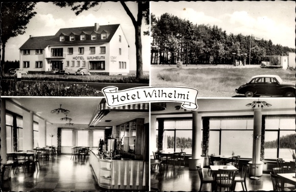 Ak Auderath in de Eifel, Hotel Wilhelmi, rijksweg 259