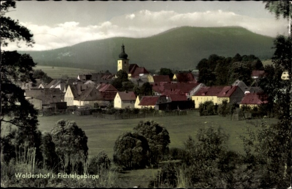 KP Waldershof w Górnym Palatynacie Fichtelgebirge, panorama