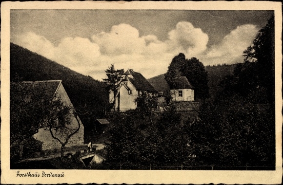 Postcard Breitenau in the Westerwald, forester&#39;s house