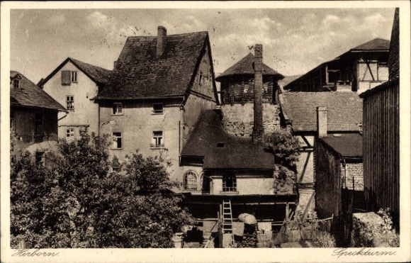 Postcard Herborn in Hesse, Speckturm