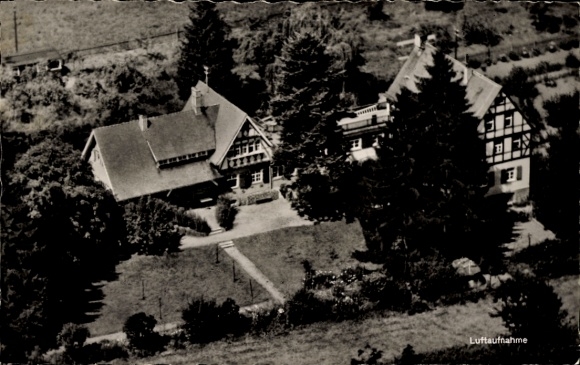 Postcard Nieder Ramstadt Mühltal in the Odenwald, women's convalescent home