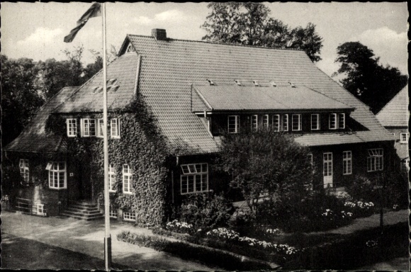 Postcard Stade in Lower Saxony, youth hostel