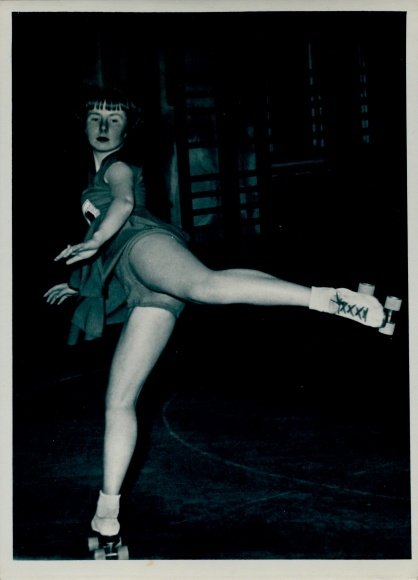 Photo roller skater, portrait, competition