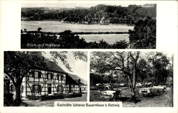 Ak Ickten Mülheim an der Ruhr, Kettwig Essen, Mintard, Gasthof Icktener Bauernhaus