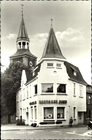 Ak Lohne in Oldenburg, Deutsche Bank