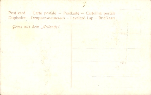 Postcard Artland, Old Artland Work Costume