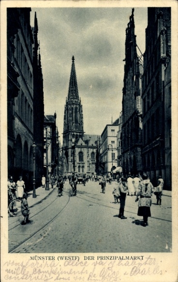 Ak Münster in Westfalen, Prinzipalmarkt