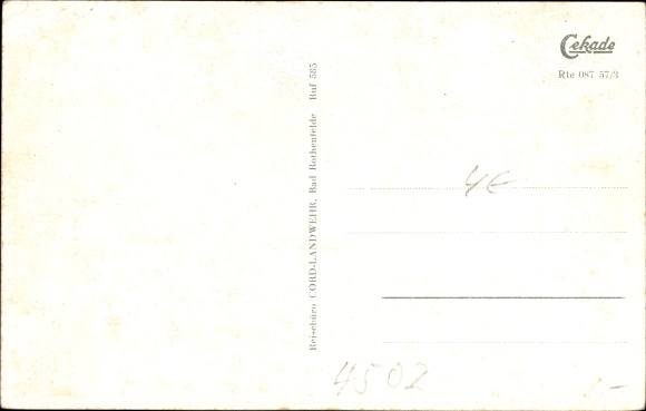 Postcard Bad Rothenfelde in the Teutoburg Forest, Saline, Kurpark, Haus Ewers, Badehaus
