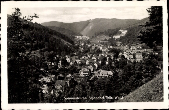Ak Sitzendorf in Thüringen, Gesamtansicht