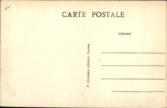 Postcard Batz sur Mer Loire Atlantique, salt marshes