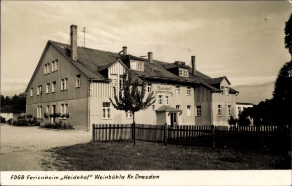 Ak Weinböhla in Sachsen, FDGB Erholungsheim Heidehof