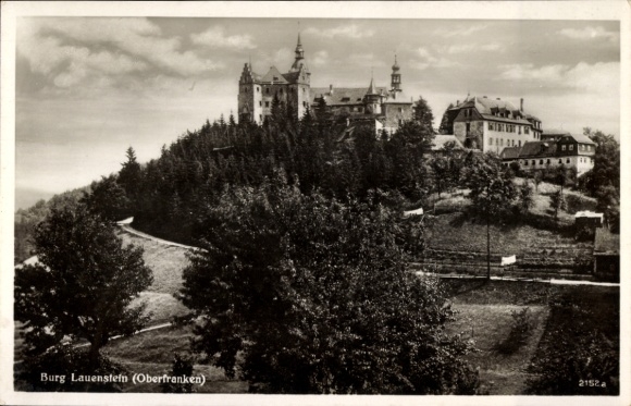 Ak Lauenstein Ludwigsstadt in Opper-Franken, Kasteel Lauenstein