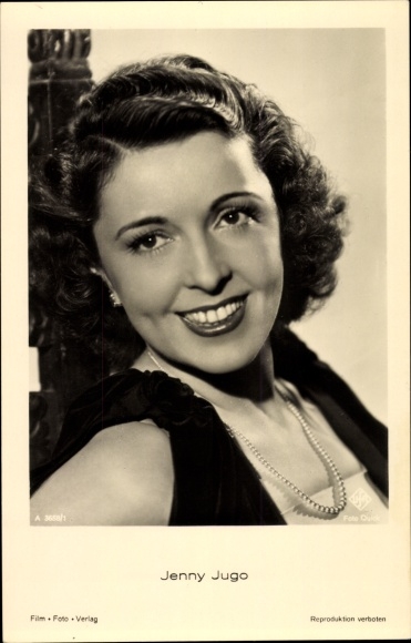 Postcard Actress Jenny Jugo, portrait