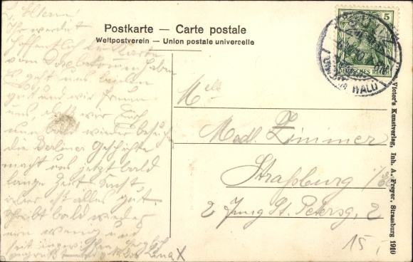 Postcard Merkwiller Merkweiler Alsace Bas Rhin, Pechelbronner oil mines, economy to the stars
