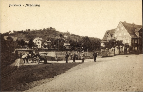 PC Hersbruck in Middle Franconia, Michelsberg, street section