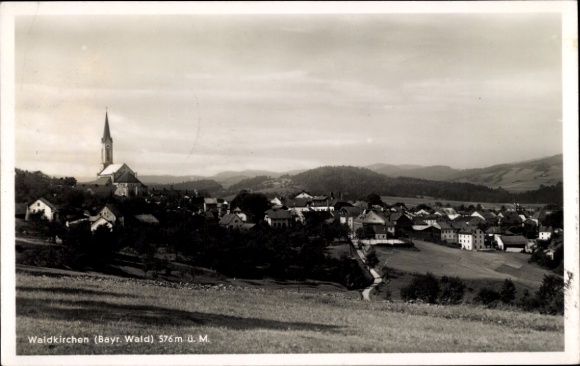 Ak Waldkirchen Niederbayern, Panorama