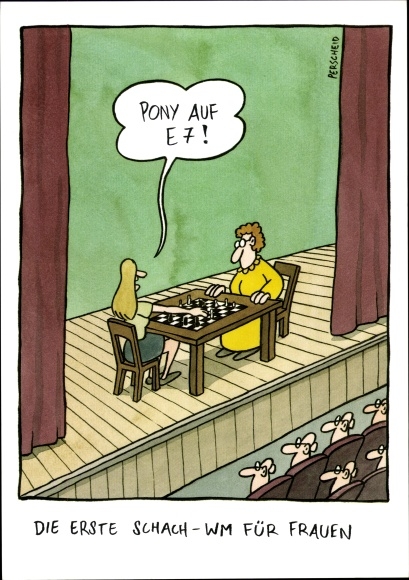 Artist PC Perscheid, Martin, The first chess world championship for women