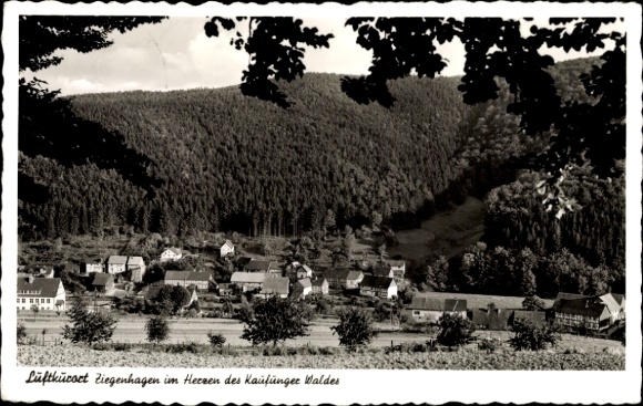 KP Ziegenhagen Witzenhausen w Werra Meißner Kr., pensjonat i pensjonat zur Krone, wł. W. Blessmann