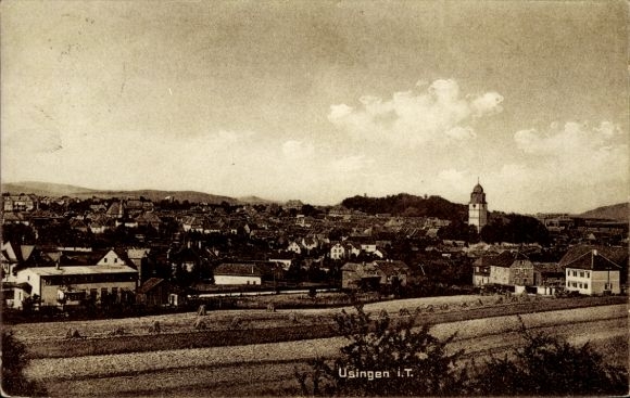 Postcard Usingen in Taunus Hessen, view of the town