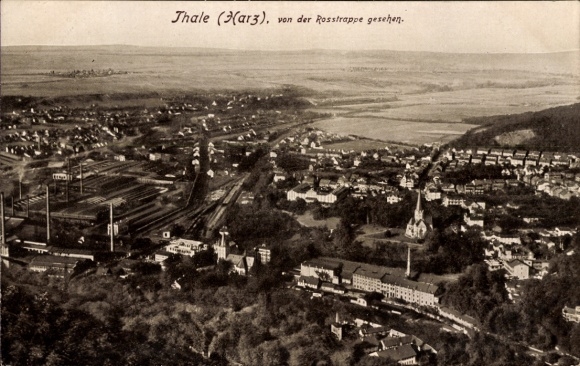 KP Thale w regionie Harz w Saksonii-Anhalt, piękny szczegółowy widok