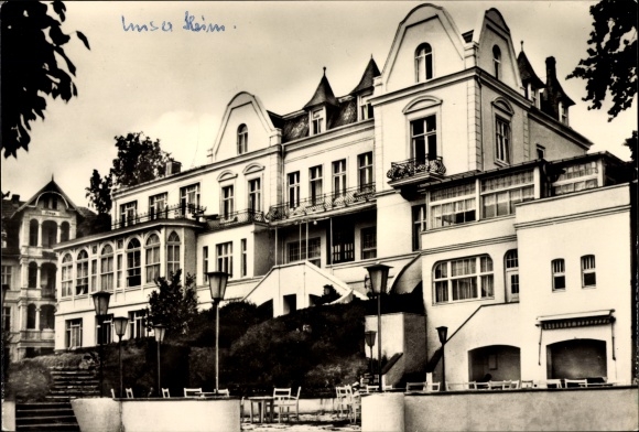 PC Ostseebad Bansin Heringsdorf on Usedom, FDGB convalescent home Josef Orlopp