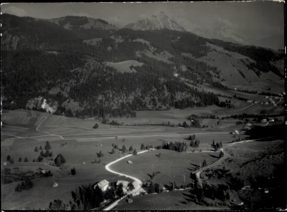 Postcard Oberjoch Bad Hindelang in the Oberallgäu, aerial photograph