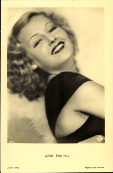 Ak Schauspielerin Lilian Harvey, Portrait
