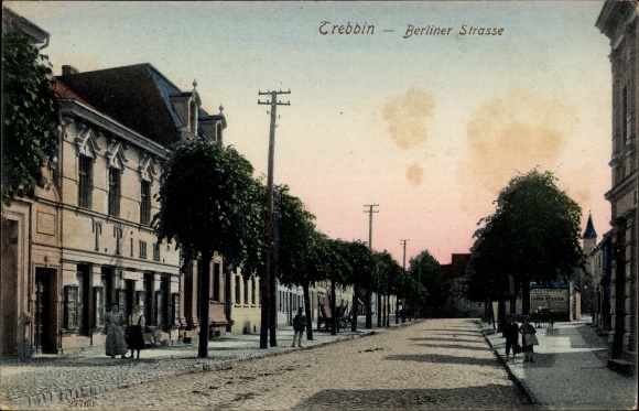 Ansichtkaart Trebbin in de wijk Teltow Fläming, Berliner Straße