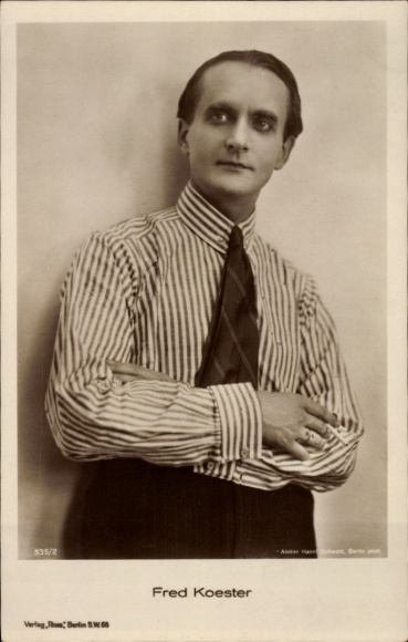 Foto Ak Schauspieler Fred Köster, Portrait