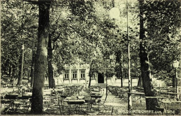 Ansichtkaart Wittmar in Nedersaksen, Waldhaus Zur Asse, bosbouw