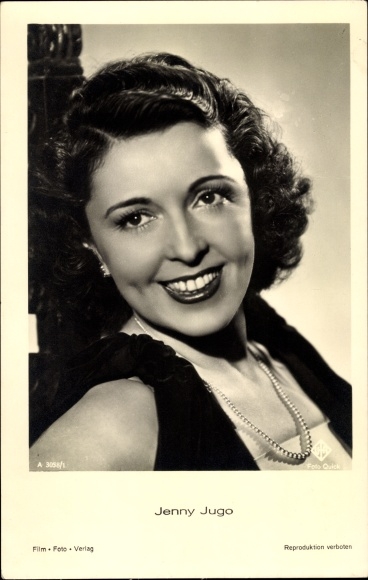 Postcard actress Jenny Jugo, portrait