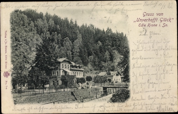 PC Noble Krone Klingenberg in the Eastern Ore Mountains, inn Unverhofft Glück, bridge section