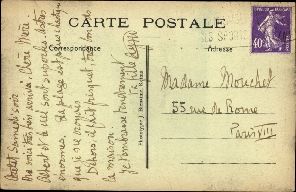 Postcard Martinique, Missions of the Fathers of the Holy Spirit, A Christian