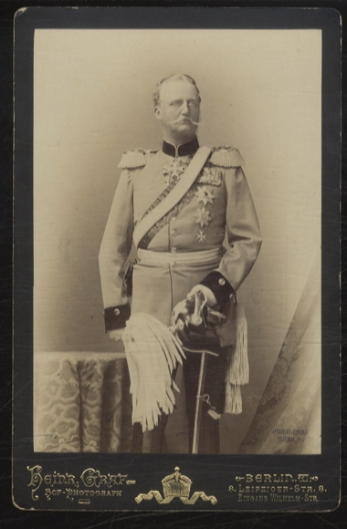 Cabinet Foto Fürst Georg von Schwarzburg-Rudolstadt