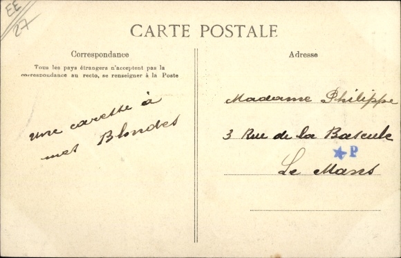 Postcard Damville Eure, The Bell Tower